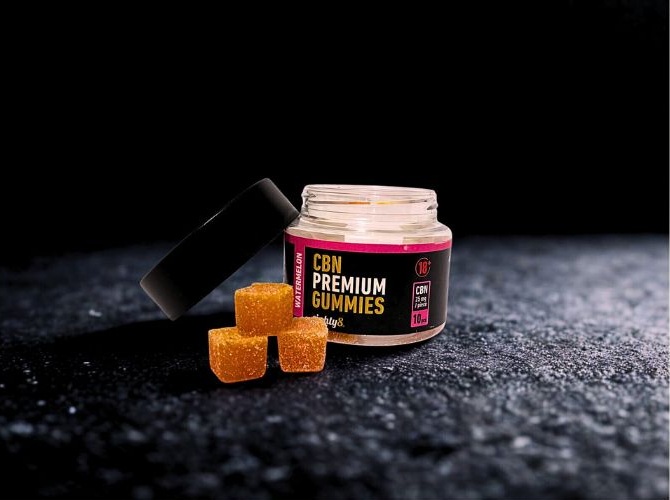 CBD cukríky na spanie Melón